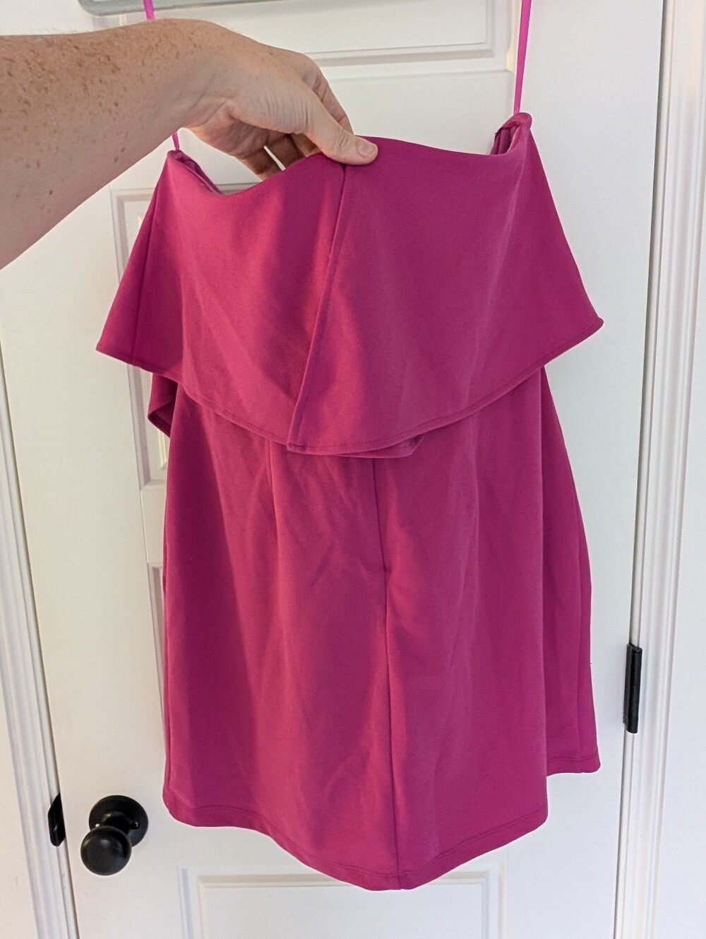 Bebe Fuchsia Strapless Mini Dresd - Picture 3 of 3